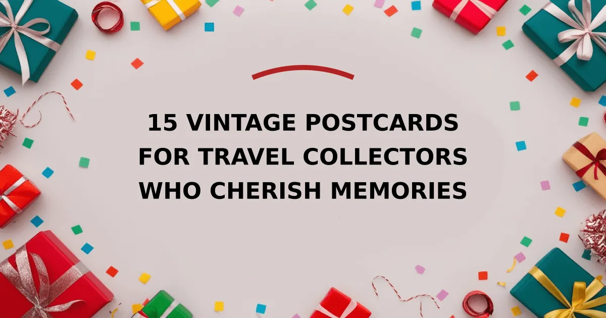 15 Vintage Postcards for Travel Collectors Who Cherish Memories